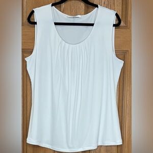Jones Studio Classic White Tank Top